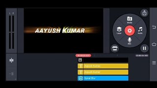 Kinemaster name editing tutorial | kinemaster Blur effect #shorts|#ytshorts #editorzone #manojdey