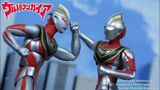 Ultraman Gaia Vs Fake Ultraman Gaia Episode 13: The Imitation Monster! Stop motion