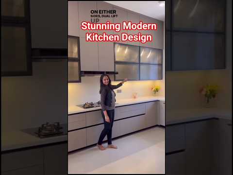 Modern kitchen design idea. #home #shorts #kitchendesign