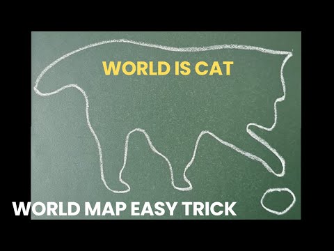 How to draw World map | world map drawing | how to draw world map easily | world map |world map easy