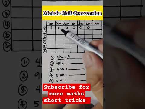 Unit conversion in very short tricks #mathsshorttricks #viral #mathslover #easypie #maths