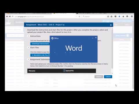How to start and upload a SAM assignment (Updated)
