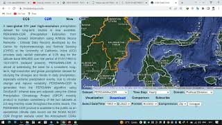 Download Data Curah Hujan di CHRS