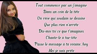 Valentina Tronel- J'imagine (lyrics)