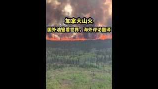 国外油管看世界，加拿大山火，海外评论翻译#加拿大 #山火 #油管网友评论 #油管看世界 #加拿大山火