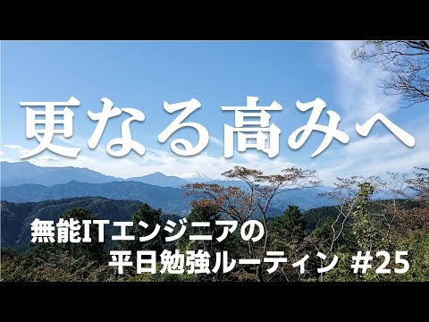 【社会人勉強Vlog】無能ITエンジニアの在宅勤務・勉強ルーティン(さらなる高みへ) #25