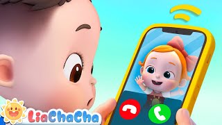 Baby Phone Song | EP184 | Baby Answering the Phone | Nursery Rhymes & Kids Songs | LiaChaCha