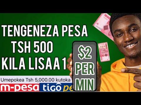 TENGENEZA PESA HADI TSH 5,000 KILA SIKU KWA KUTUMIA APP HII  #tengenezapesa2023