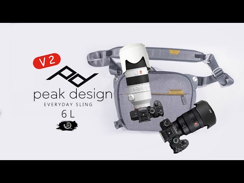 你越来越能装了！peakdesign 6L摄影斜挎包简易开箱测评体验peak design everyday sling 6L review