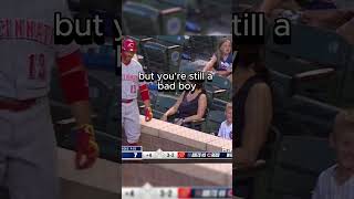 Joey Votto’s Savage Moment With Young Fan 😳💀  #mlb #shorts