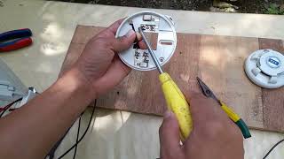 Actual Wiring Connection of Fire Alarm Control Panel to Accessories