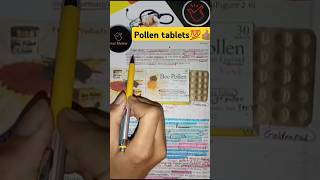 Pollen tablets | flowering plants| 11th class|12th class| #biology #neet2025 #neet2026 #shorts