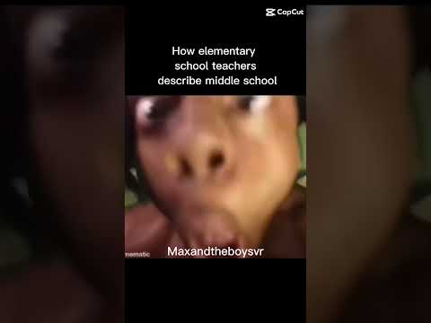 Pov:How Elementary School Teachers Describe Middle School