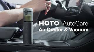 HOTO AutoCare Air Duster & Vacuum — Now Available. Pristine spaces, wherever your journey takes you.