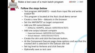 XaTester: Testing Main Batch Programs