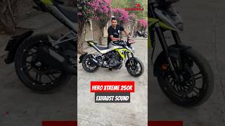 New Hero Xtreme 250R | Exhaust Sound Details | 2025 India | RevWheels #shorts