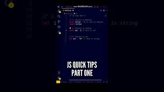 😋😋 Part One - JavaScript Quick Tips 2023 #shorts #javascript #programming #coding #tips #tricks