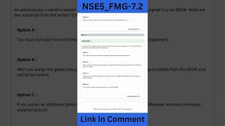 NSE5_FMG-7.2 Exam Questions | Fortinet NSE 5 - FortiManager 7.2