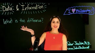 Dr. Sahar Joakim, What's the difference between data and information?