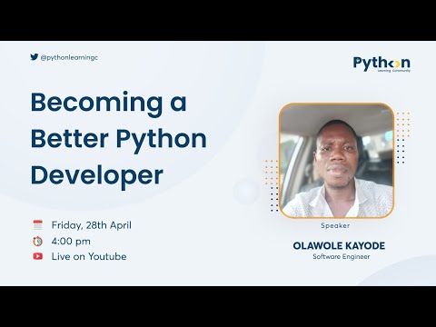 Becoming a Better Python Developer