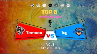 On Beat 2025 | Top 8 U16 Waacking | Teeman (S.I.D) vs Ivy (JKK)