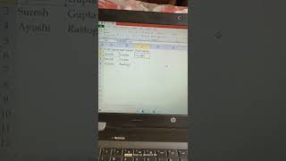 #exceladvance#firstnamelastnameaddkarna#youtubeshorts#like#comment#excelvideos