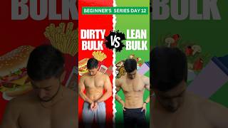 Is Dirty Bulk Better Than Lean Bulk?💪#shorts #youtubeshorts #gym #workout #ytshorts #supplements