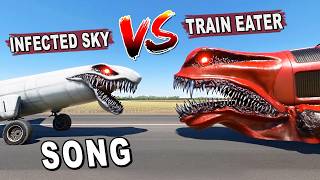 TRAIN EATER VS INFECTED SKY SONG - Monster Showdown (Horror Animation)