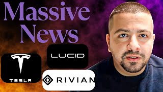 Massive News for Tesla Stock, Lucid Stock, and Rivian Stock Investors! | TSLA Stock, LCID, RIVN