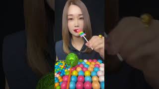 Jelly & candy kingdom 😍 ASMR mukbang with sweet  #asmr #eating #candy #shorts