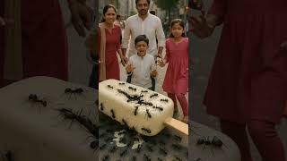 Ant Attack on a Busy Street #shorts #shortvideo #youtubeshorts