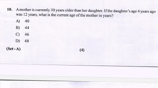 Problems Based on Ages | Solve Questions ❓ | II Question