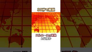 30秒で解説！エルニーニョ現象とは何か