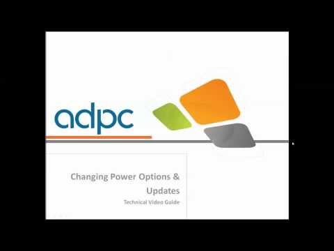Windows Power Options & Updates