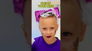 Cleaning Time!😊  Let’s Make Everything Clean! #kids #learn