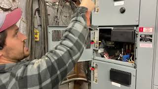 How to change a breaker in a square D model 5 Motor Control Center