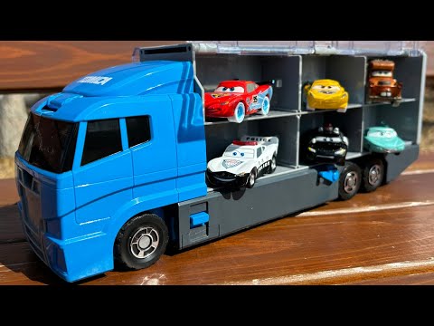 20 Disney Cars & Clean-up Convoy (Tomica) ☆ Find your friends hiding in the park!