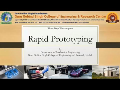 Rapid Prototyping Workshop - Day 1- Introduction To Rapid Prototyping