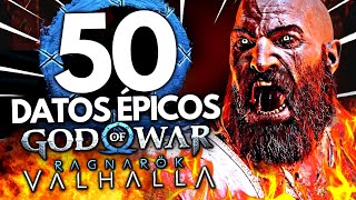 50 CURIOSIDADES ÉPICAS DE GOD OF WAR RAGNAROK: VALHALLA | Te convertirán en un DIOS 🔥