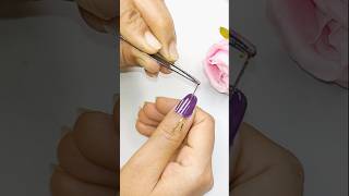Nail Art Using Striping Tape For Beginners 💅 #nailart #nails #trending #shorts #viral #short #art