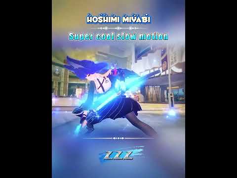 Hoshimi Miyabi Super cool slow motion#duetnightabyss  #gameplay#kit#zenless #zenlesszonezero