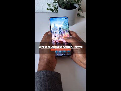 Quickly access Android brightness settings! #samsung #shorts #tips
