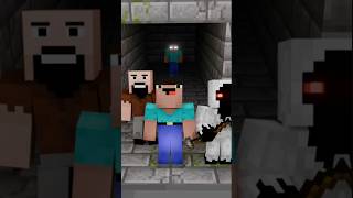 W Team Moment 💀 | Minecraft Animation #sigma #herobrine #minecraft #animation #shorts #notch