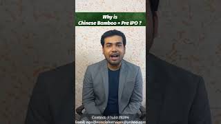 Why is Chinese Bamboo = Pre IPO ? #shorts #ytshorts #preipo #investing