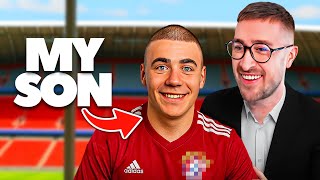 I became an AGENT for MY SON on Football Manager!