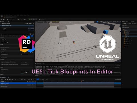 UE | Tick Blueprints In Editor Mode
