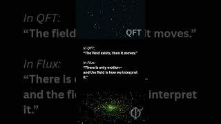 The Flux vs Quantum Field Theory | Motion Before Fields?