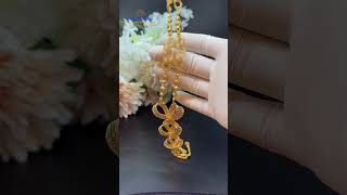 Exclusive Necklace 🔥 #gold #jewelrybrand #goldaccessories #wedding #goldjewellery #goldlive