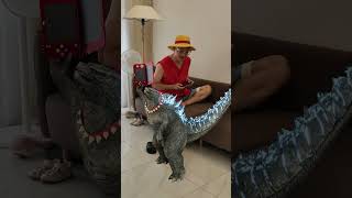 路飞也太过分了！ #funny #godzilla #godzill #memes #godzillla