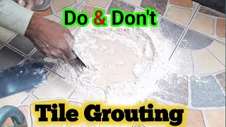 How to Grout Tiles | Tile Grouting Karne ka Trika | Tile Fixing Tips & Trickes | Floor Tiling |